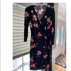 Anne Klein- Faux Wrap Dress